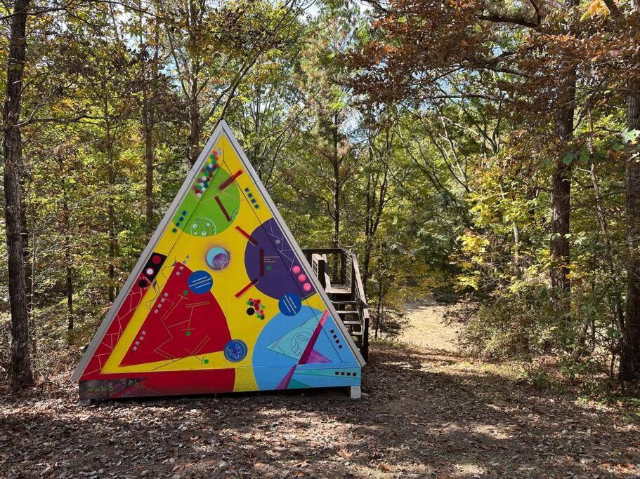 Bohamia - Cozy A-Frame Glamp On 268 Acre Forest Retreat Талладега Экстерьер фото