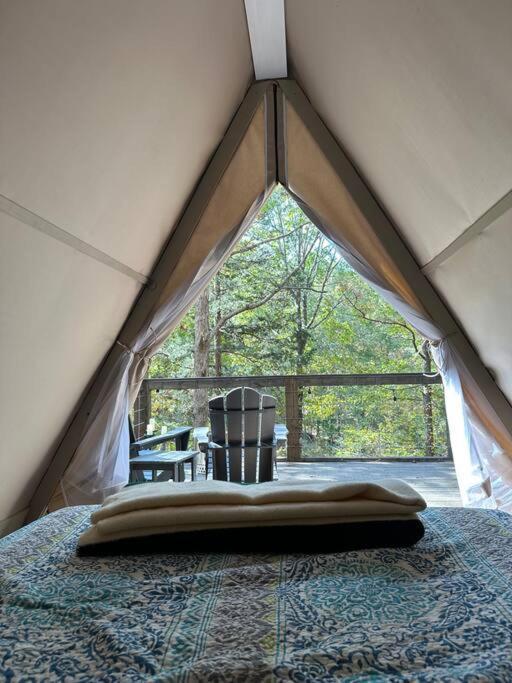 Bohamia - Cozy A-Frame Glamp On 268 Acre Forest Retreat Талладега Экстерьер фото