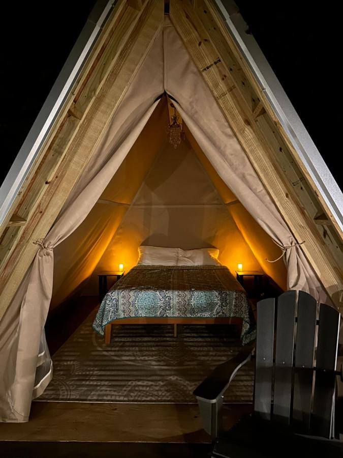 Bohamia - Cozy A-Frame Glamp On 268 Acre Forest Retreat Талладега Экстерьер фото