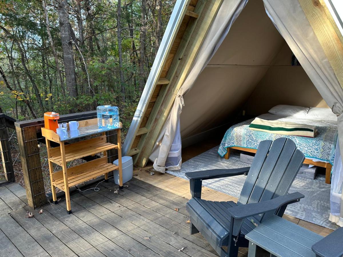 Bohamia - Cozy A-Frame Glamp On 268 Acre Forest Retreat Талладега Экстерьер фото